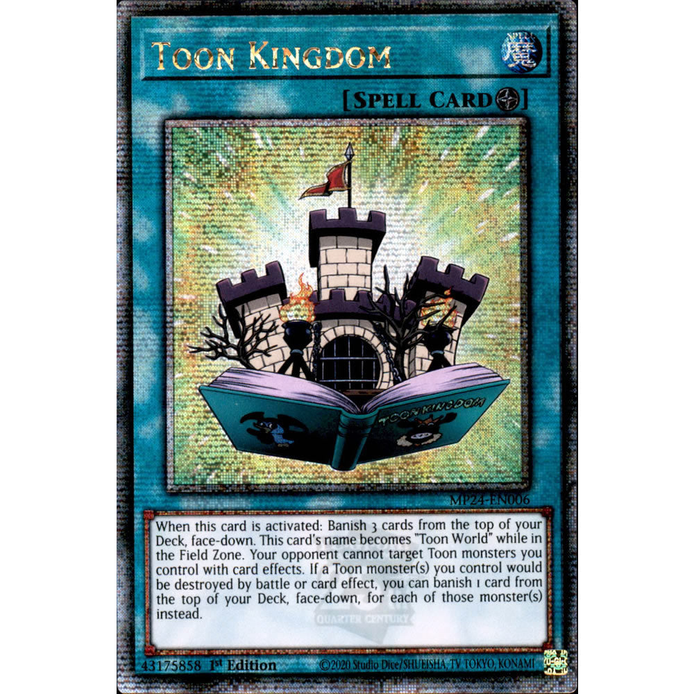 Toon Kingdom MP24-EN006 Yu-Gi-Oh! Card from the Mega Tin 2024 Mega Pack Set