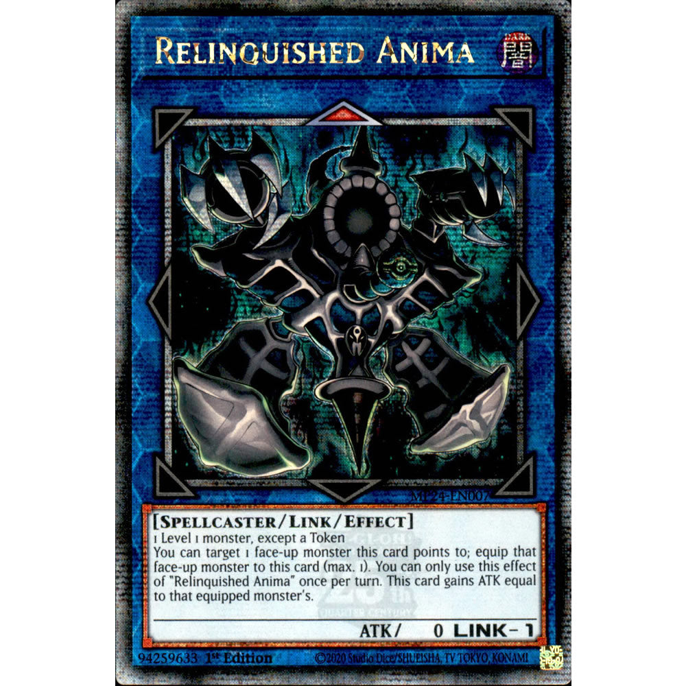 Relinquished Anima MP24-EN007 Yu-Gi-Oh! Card from the Mega Tin 2024 Mega Pack Set