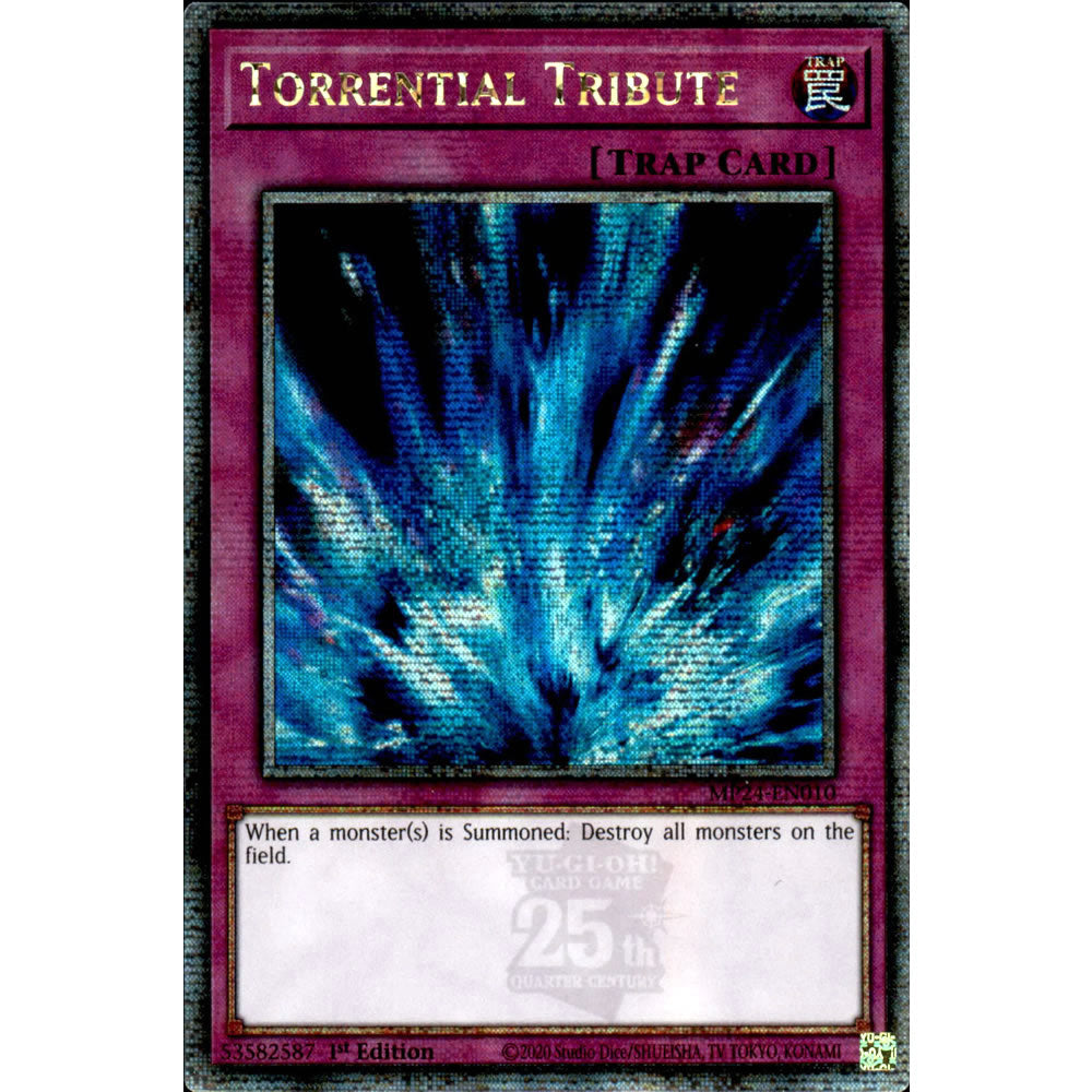 Torrential Tribute MP24-EN010 Yu-Gi-Oh! Card from the Mega Tin 2024 Mega Pack Set