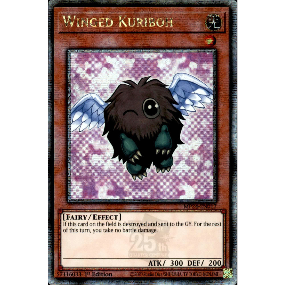 Winged Kuriboh MP24-EN017 Yu-Gi-Oh! Card from the Mega Tin 2024 Mega Pack Set