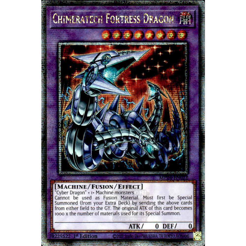 Chimeratech Fortress Dragon MP24-EN022 Yu-Gi-Oh! Card from the Mega Tin 2024 Mega Pack Set