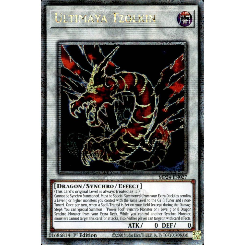 Ultimaya Tzolkin MP24-EN027 Yu-Gi-Oh! Card from the Mega Tin 2024 Mega Pack Set