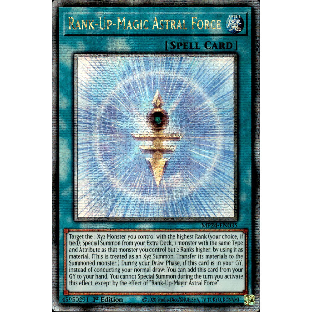 Rank-Up-Magic Astral Force MP24-EN035 Yu-Gi-Oh! Card from the Mega Tin 2024 Mega Pack Set