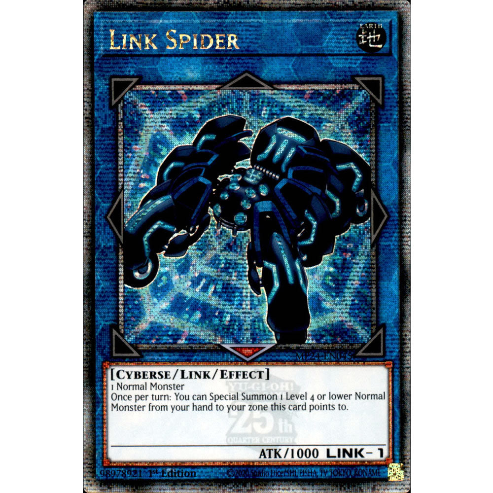 Link Spider MP24-EN045 Yu-Gi-Oh! Card from the Mega Tin 2024 Mega Pack Set