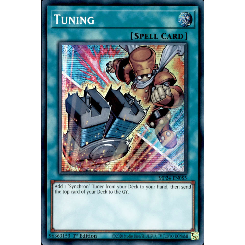 Tuning (alternate art) MP24-EN055 Yu-Gi-Oh! Card from the Mega Tin 2024 Mega Pack Set