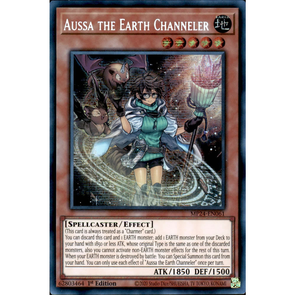 Aussa the Earth Channeler MP24-EN061 Yu-Gi-Oh! Card from the Mega Tin 2024 Mega Pack Set