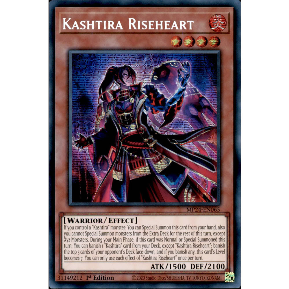 Kashtira Riseheart MP24-EN065 Yu-Gi-Oh! Card from the Mega Tin 2024 Mega Pack Set