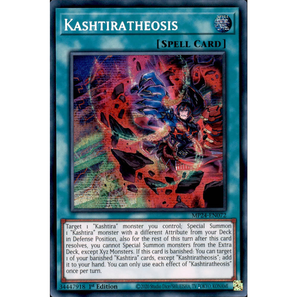 Kashtiratheosis MP24-EN072 Yu-Gi-Oh! Card from the Mega Tin 2024 Mega Pack Set