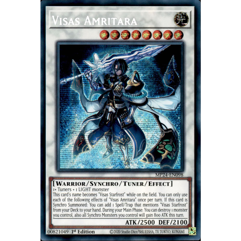 Visas Amritara MP24-EN098 Yu-Gi-Oh! Card from the Mega Tin 2024 Mega Pack Set