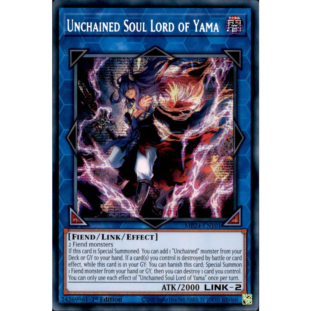 Unchained Soul Lord of Yama MP24-EN101 Yu-Gi-Oh! Card from the Mega Tin 2024 Mega Pack Set