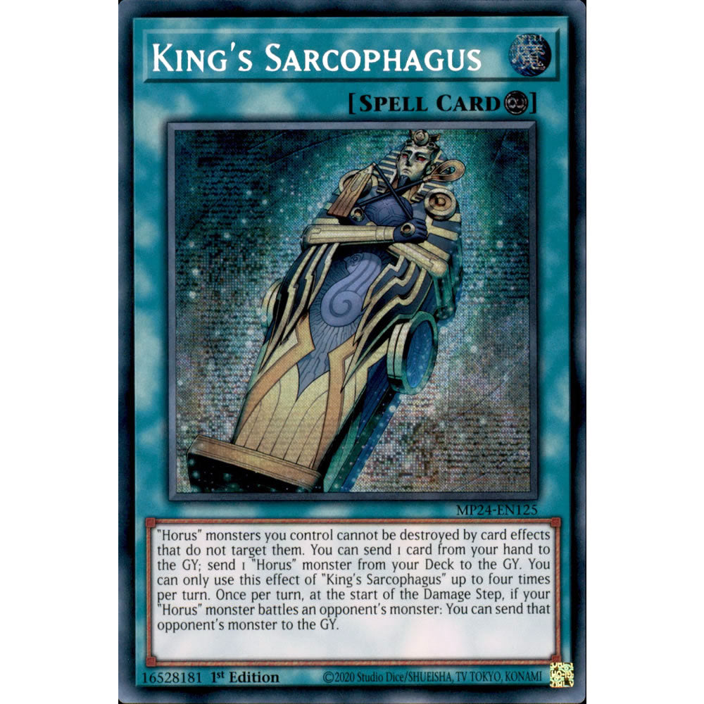 King's Sarcophagus MP24-EN125 Yu-Gi-Oh! Card from the Mega Tin 2024 Mega Pack Set