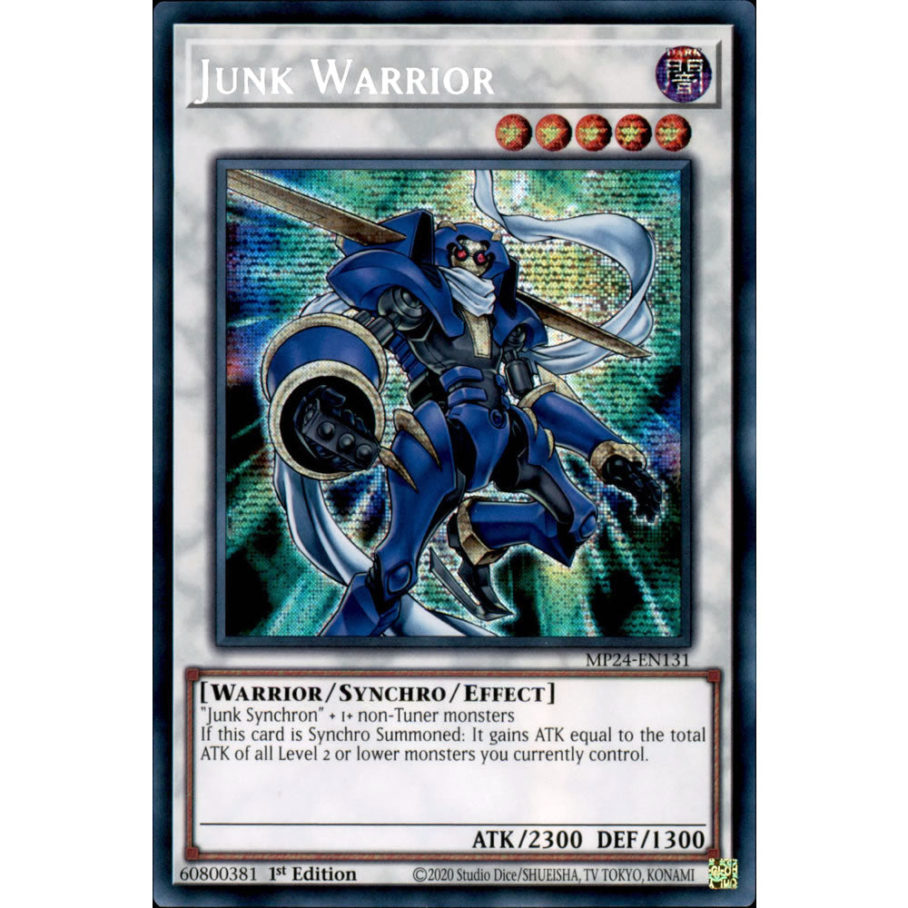 Junk Warrior MP24-EN131 Yu-Gi-Oh! Card from the Mega Tin 2024 Mega Pack Set