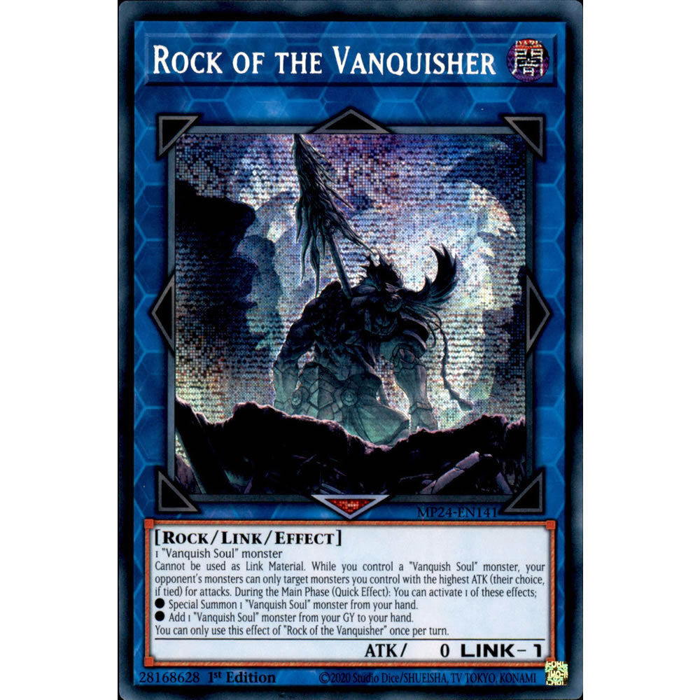 Rock of the Vanquisher MP24-EN141 Yu-Gi-Oh! Card from the Mega Tin 2024 Mega Pack Set