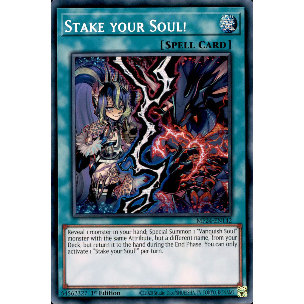 Stake your Soul! MP24-EN142 Yu-Gi-Oh! Card from the Mega Tin 2024 Mega Pack Set