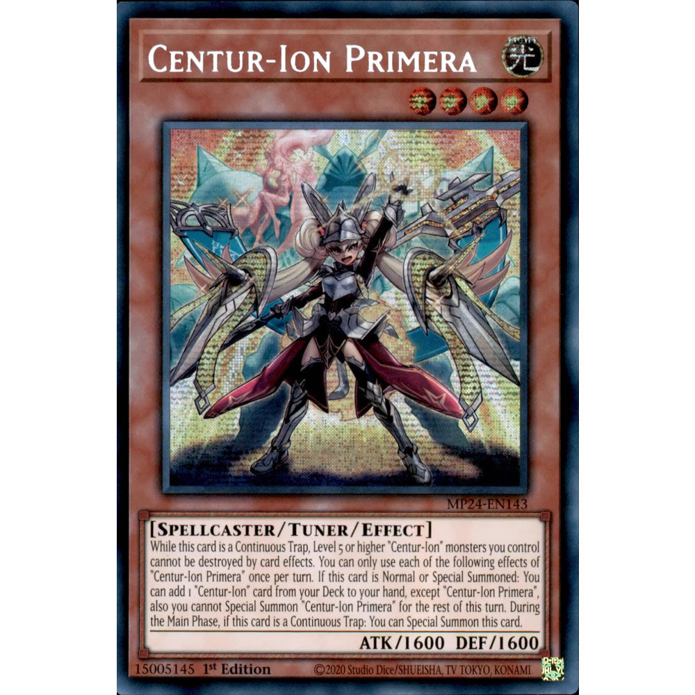 Centur-Ion Primera MP24-EN143 Yu-Gi-Oh! Card from the Mega Tin 2024 Mega Pack Set