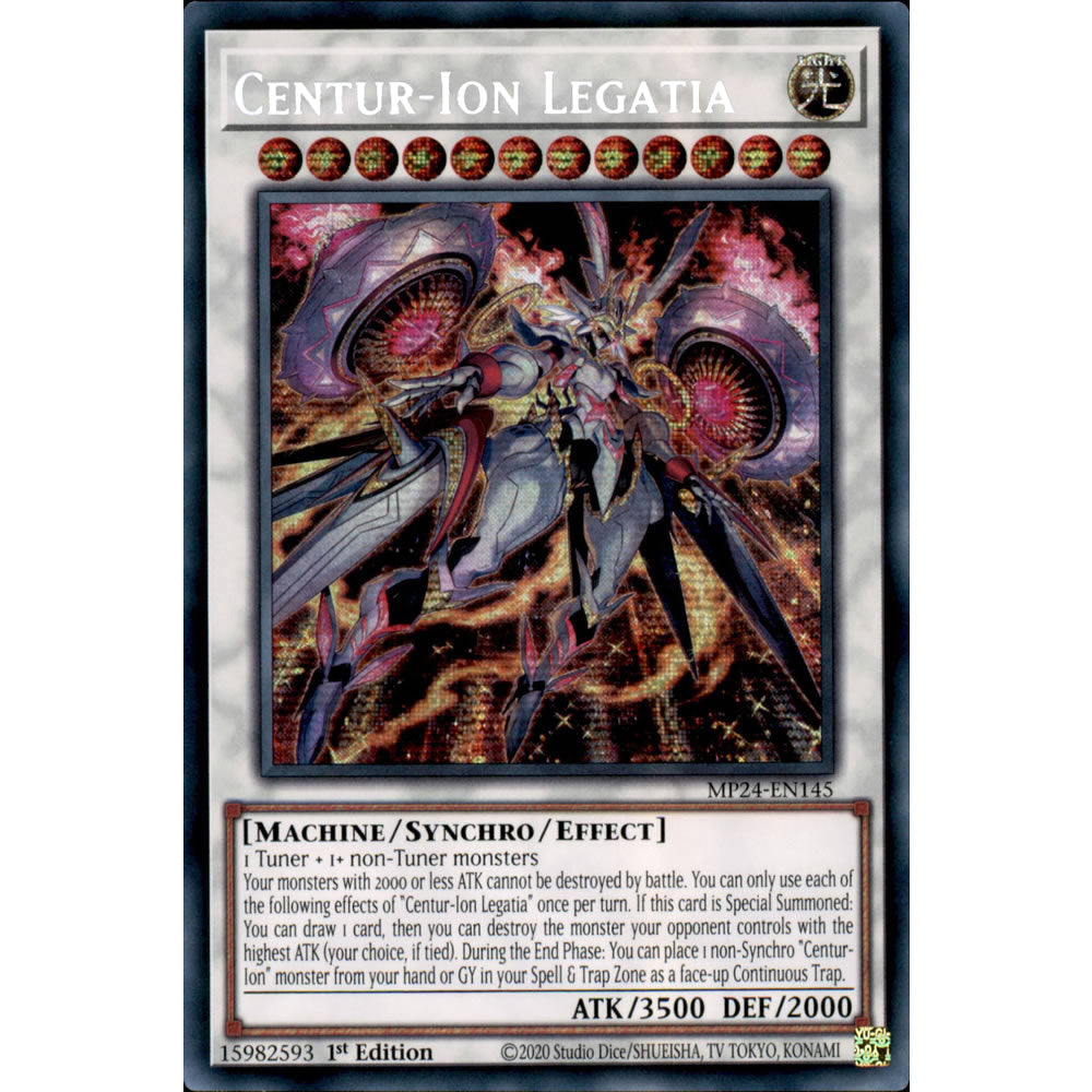 Centur-Ion Legatia MP24-EN145 Yu-Gi-Oh! Card from the Mega Tin 2024 Mega Pack Set