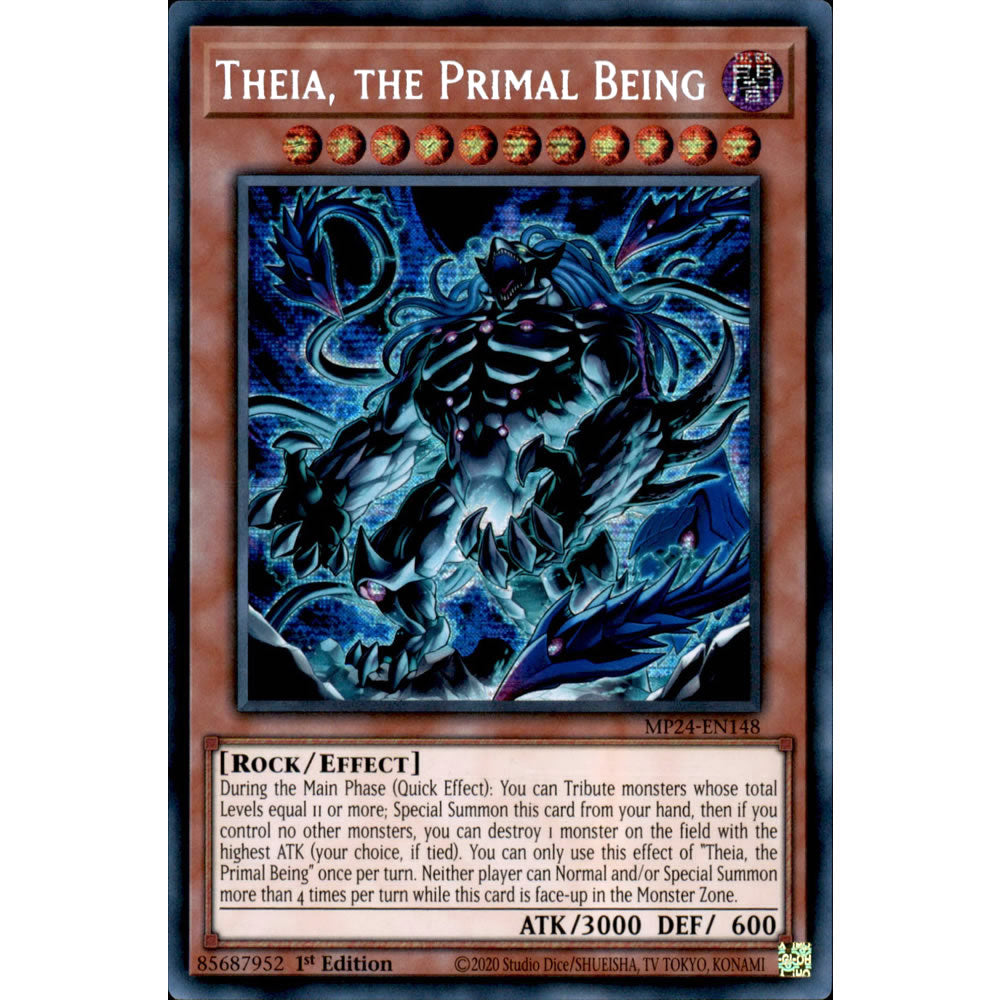 Theia, the Primal Being MP24-EN148 Yu-Gi-Oh! Card from the Mega Tin 2024 Mega Pack Set