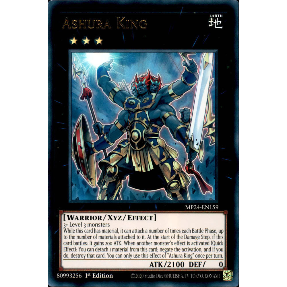 Ashura King MP24-EN159 Yu-Gi-Oh! Card from the Mega Tin 2024 Mega Pack Set