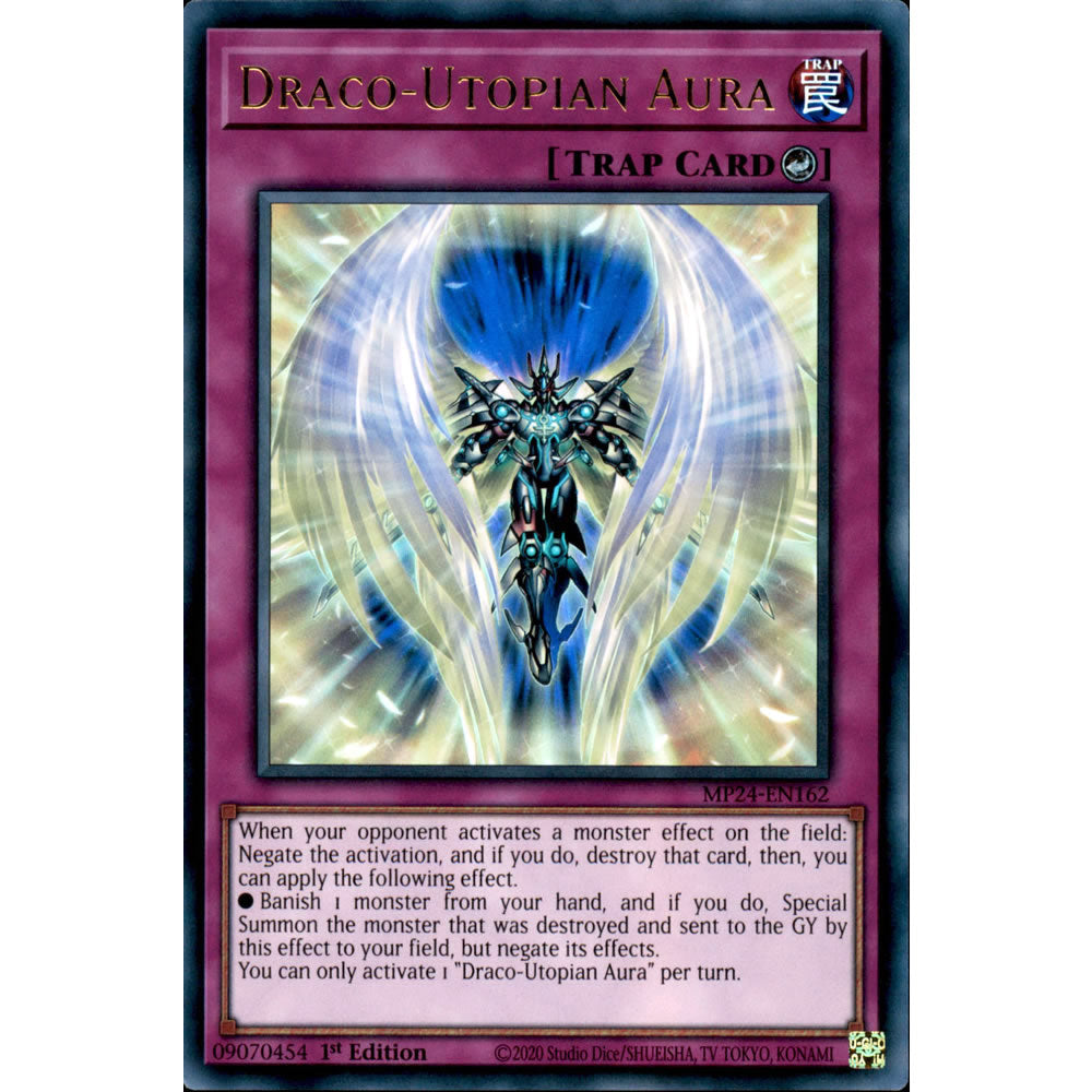 Draco-Utopian Aura MP24-EN162 Yu-Gi-Oh! Card from the Mega Tin 2024 Mega Pack Set