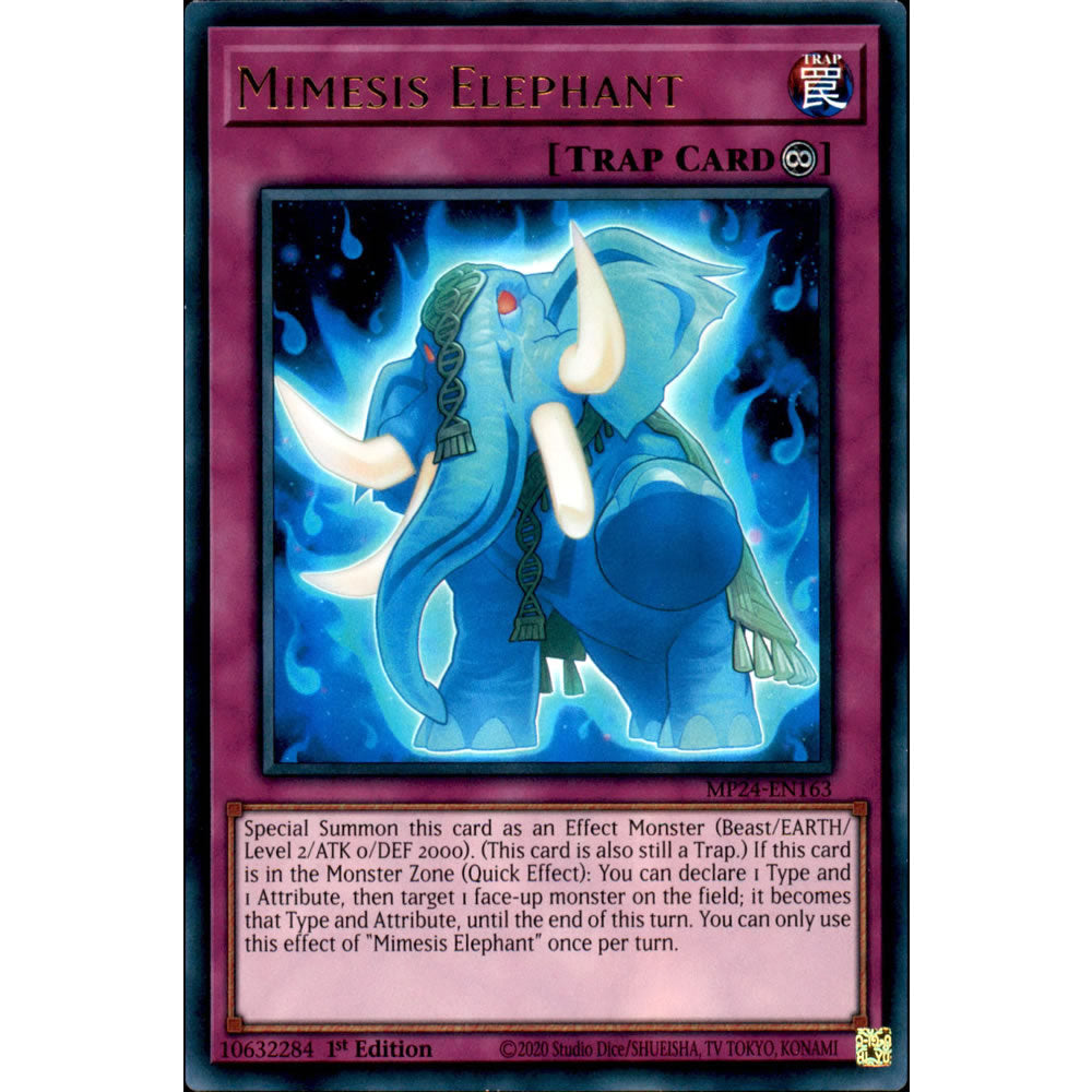 Mimesis Elephant MP24-EN163 Yu-Gi-Oh! Card from the Mega Tin 2024 Mega Pack Set