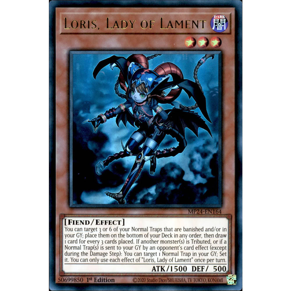 Loris, Lady of Lament MP24-EN164 Yu-Gi-Oh! Card from the Mega Tin 2024 Mega Pack Set