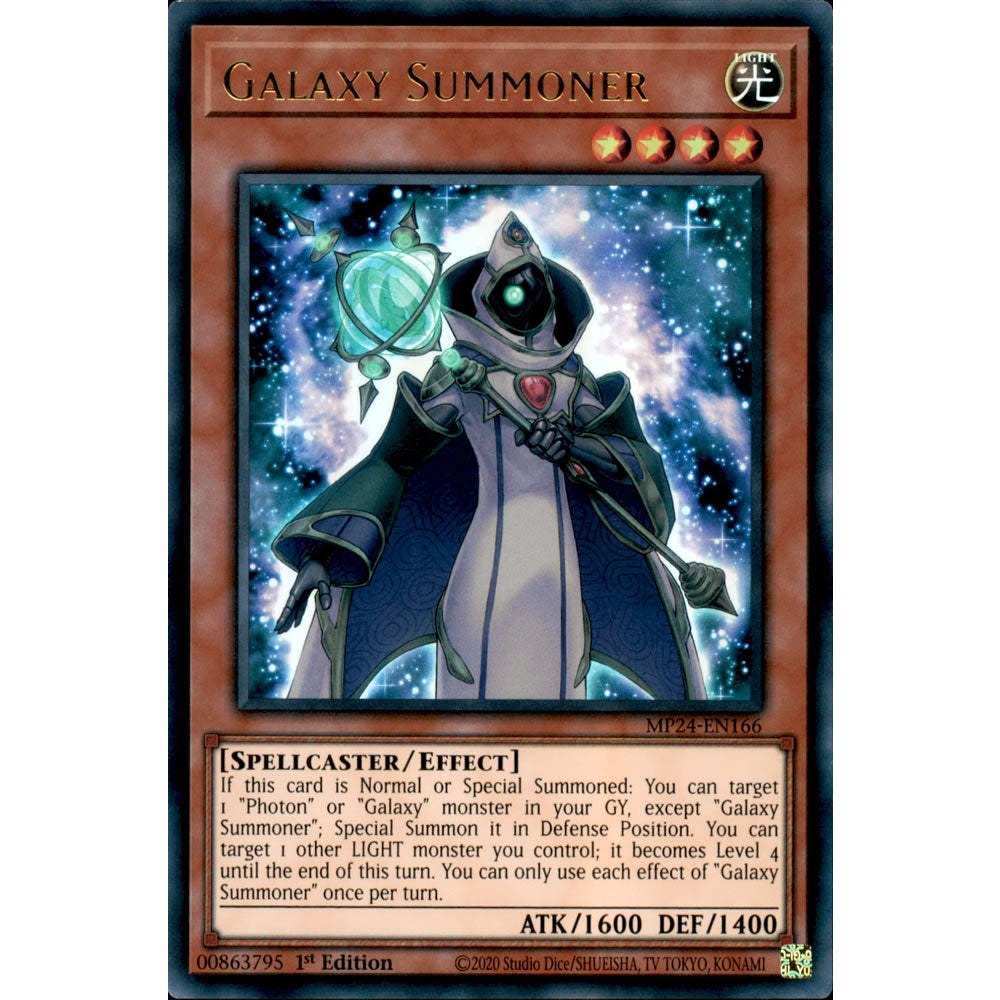 Galaxy Summoner MP24-EN166 Yu-Gi-Oh! Card from the Mega Tin 2024 Mega Pack Set