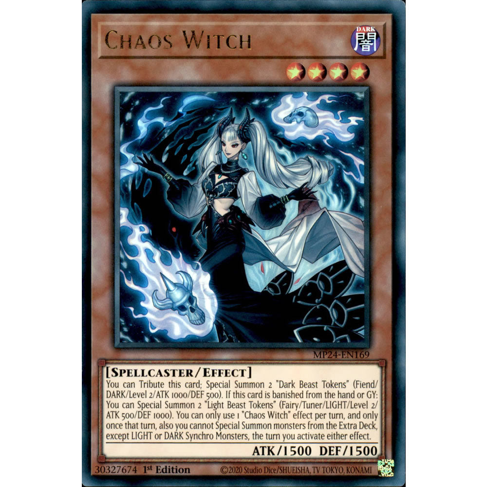 Chaos Witch MP24-EN169 Yu-Gi-Oh! Card from the Mega Tin 2024 Mega Pack Set