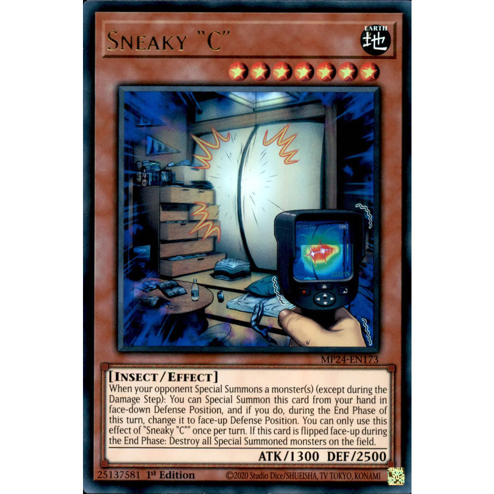 Sneaky C MP24-EN173 Yu-Gi-Oh! Card from the Mega Tin 2024 Mega Pack Set