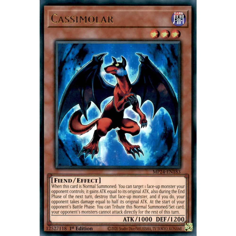 Cassimolar MP24-EN183 Yu-Gi-Oh! Card from the Mega Tin 2024 Mega Pack Set