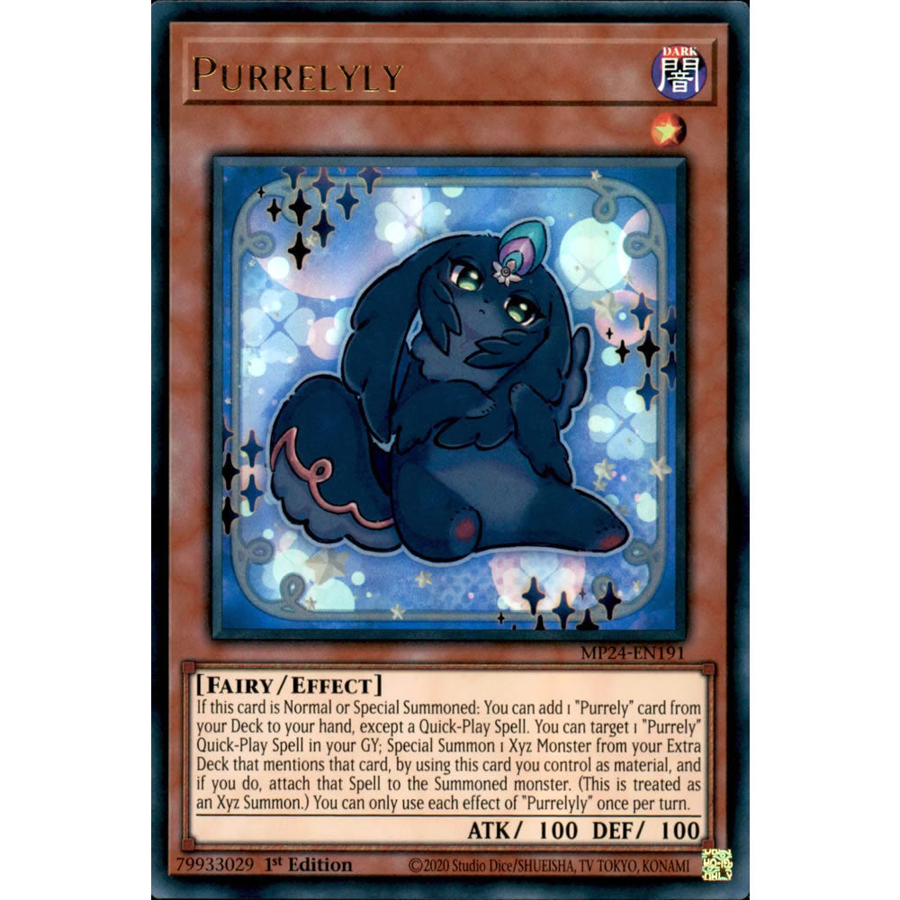 Purrelyly MP24-EN191 Yu-Gi-Oh! Card from the Mega Tin 2024 Mega Pack Set