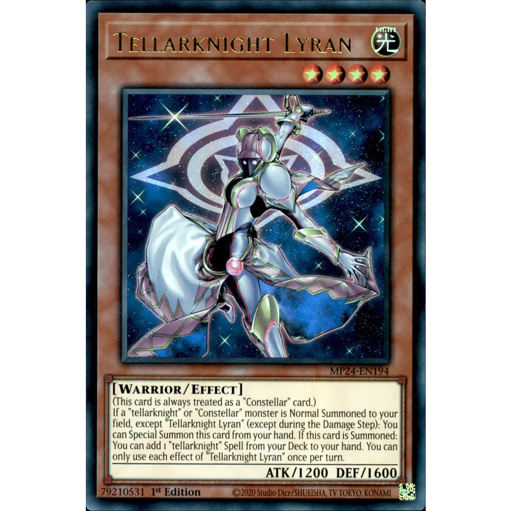 Tellarknight Lyran MP24-EN194 Yu-Gi-Oh! Card from the Mega Tin 2024 Mega Pack Set