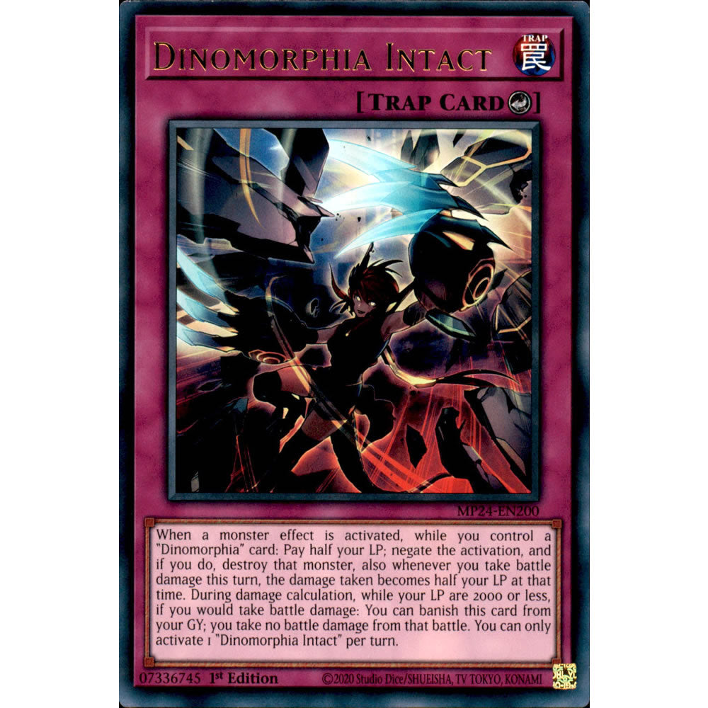 Dinomorphia Intact MP24-EN200 Yu-Gi-Oh! Card from the Mega Tin 2024 Mega Pack Set