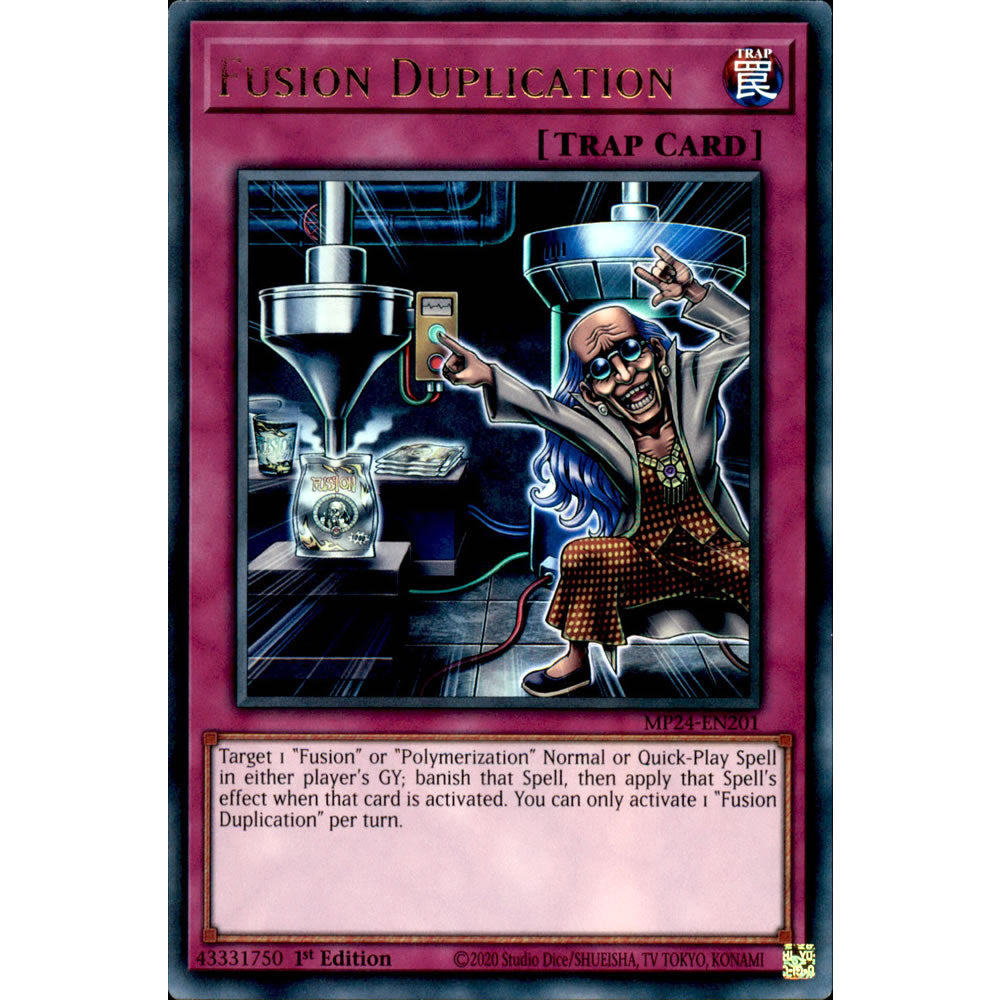 Fusion Duplication MP24-EN201 Yu-Gi-Oh! Card from the Mega Tin 2024 Mega Pack Set