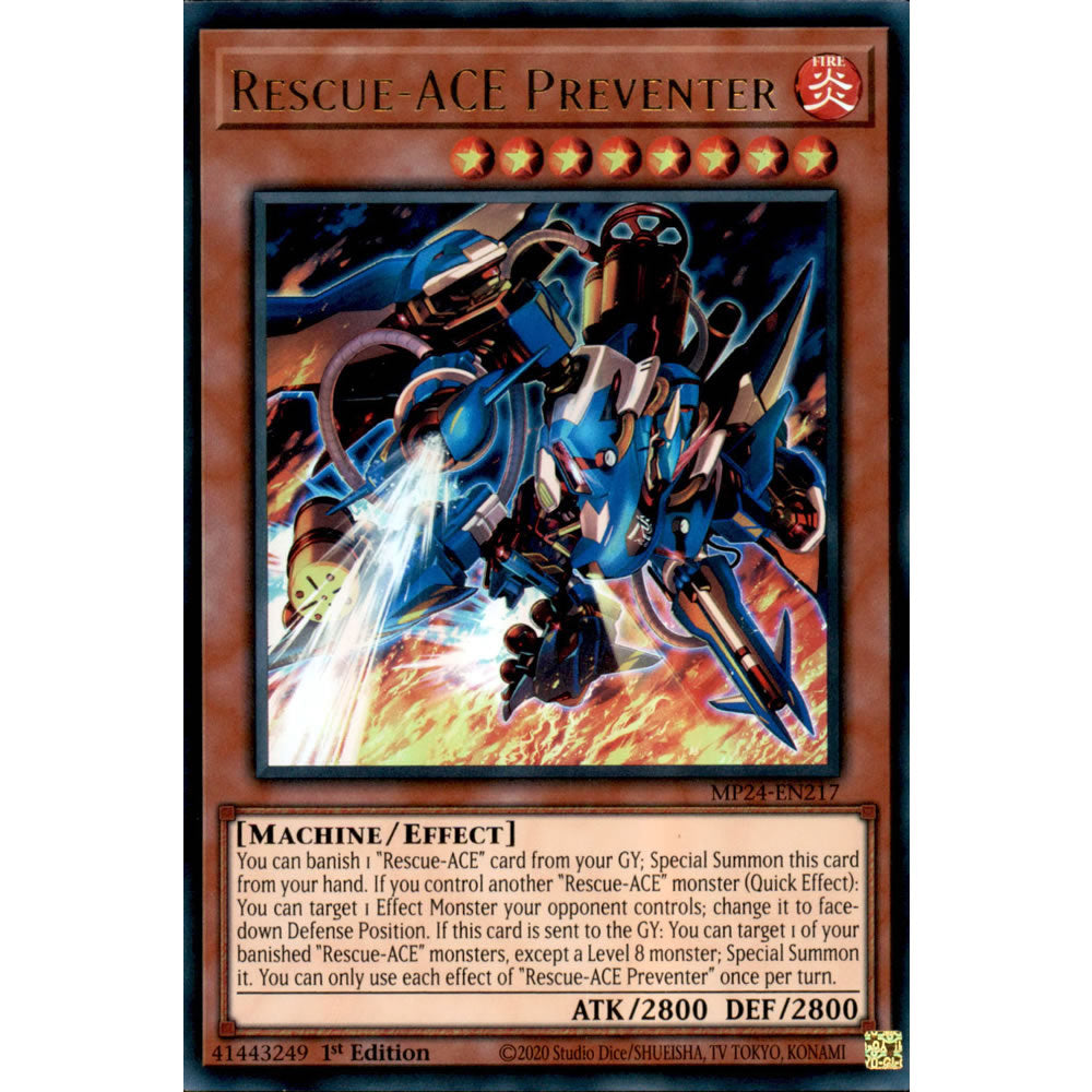 Rescue-ACE Preventer MP24-EN217 Yu-Gi-Oh! Card from the Mega Tin 2024 Mega Pack Set