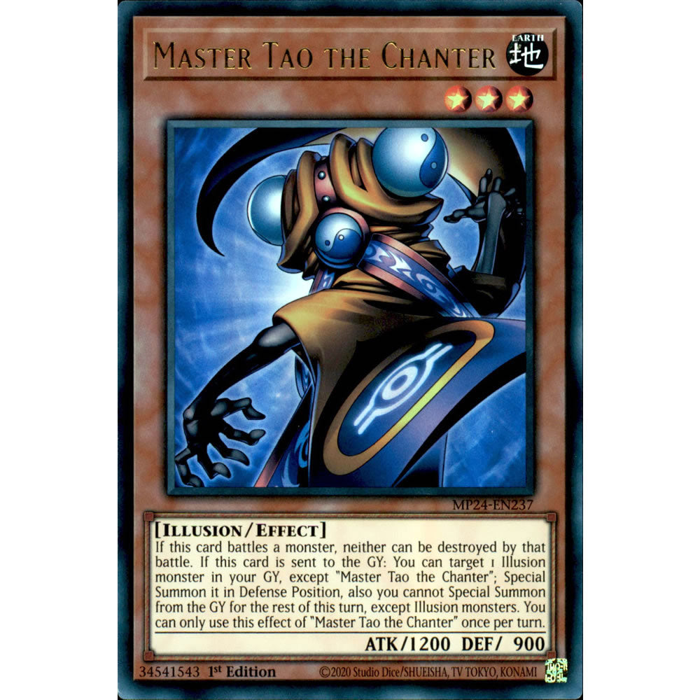 Master Tao the Chanter MP24-EN237 Yu-Gi-Oh! Card from the Mega Tin 2024 Mega Pack Set