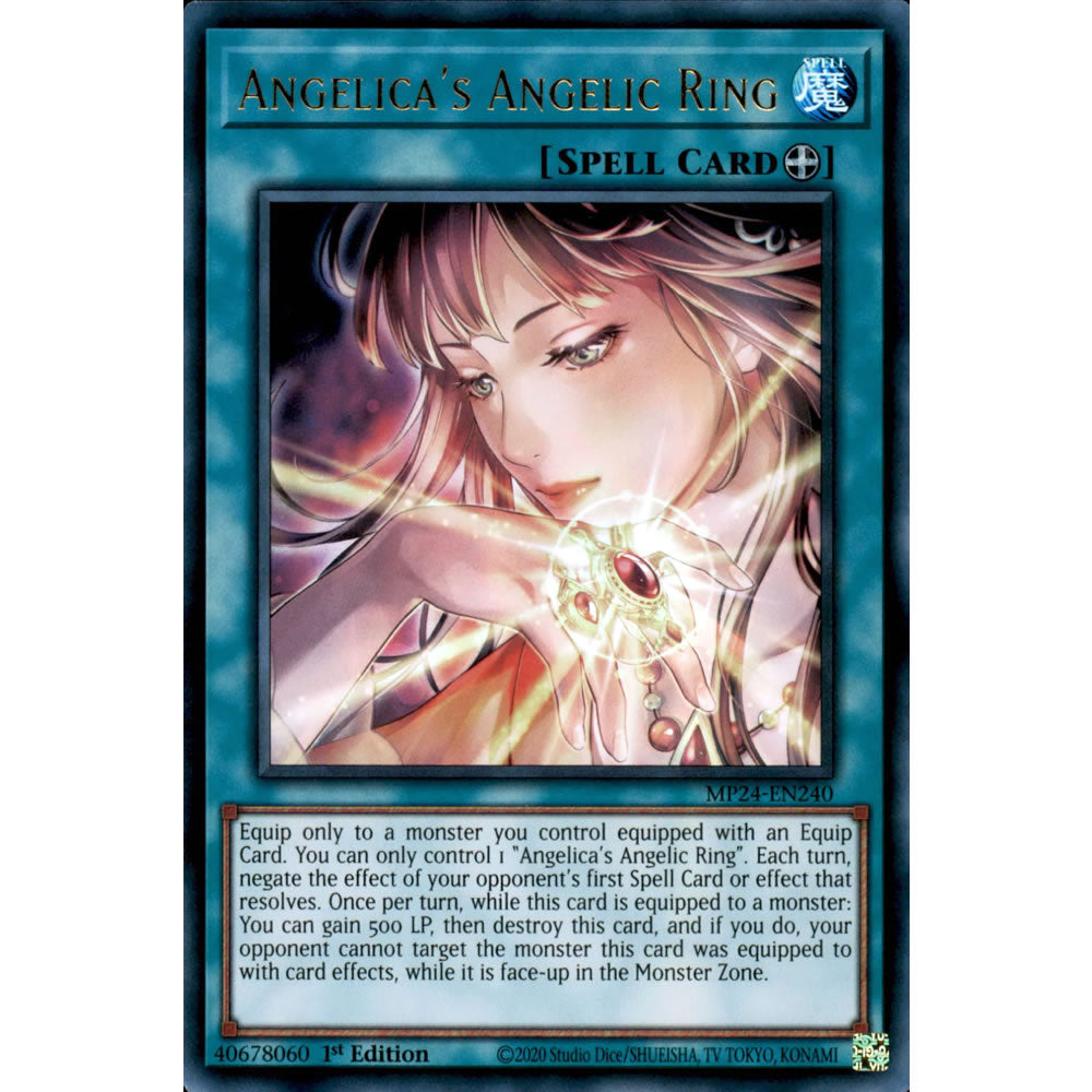 Angelica's Angelic Ring MP24-EN240 Yu-Gi-Oh! Card from the Mega Tin 2024 Mega Pack Set