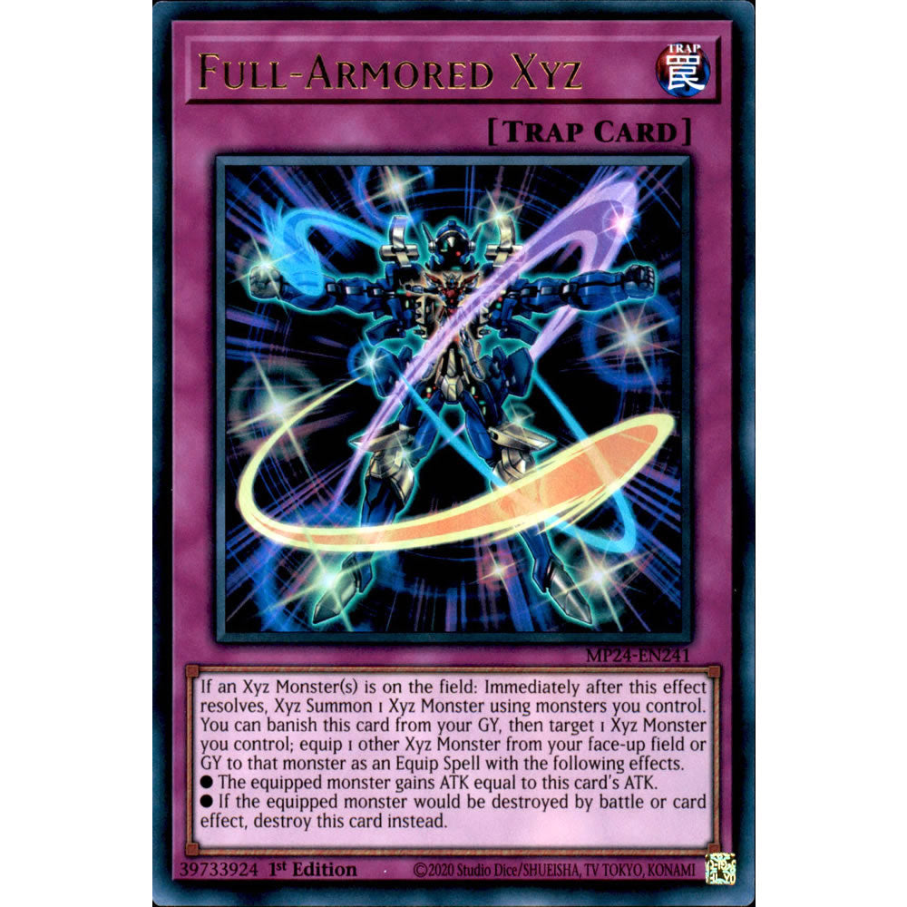 Full-Armored Xyz MP24-EN241 Yu-Gi-Oh! Card from the Mega Tin 2024 Mega Pack Set