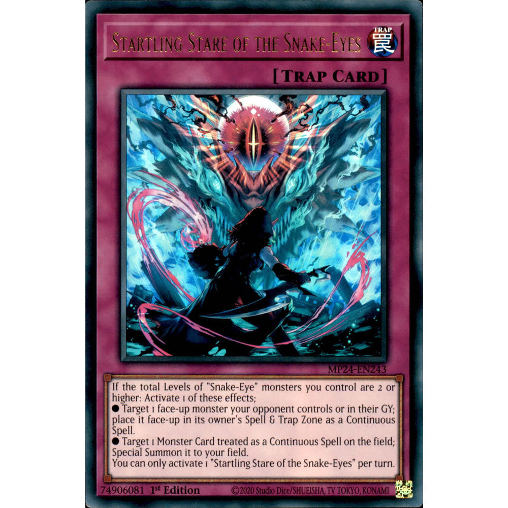 Startling Stare of the Snake-Eyes MP24-EN243 Yu-Gi-Oh! Card from the Mega Tin 2024 Mega Pack Set