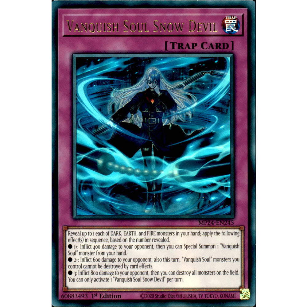 Vanquish Soul Snow Devil MP24-EN245 Yu-Gi-Oh! Card from the Mega Tin 2024 Mega Pack Set