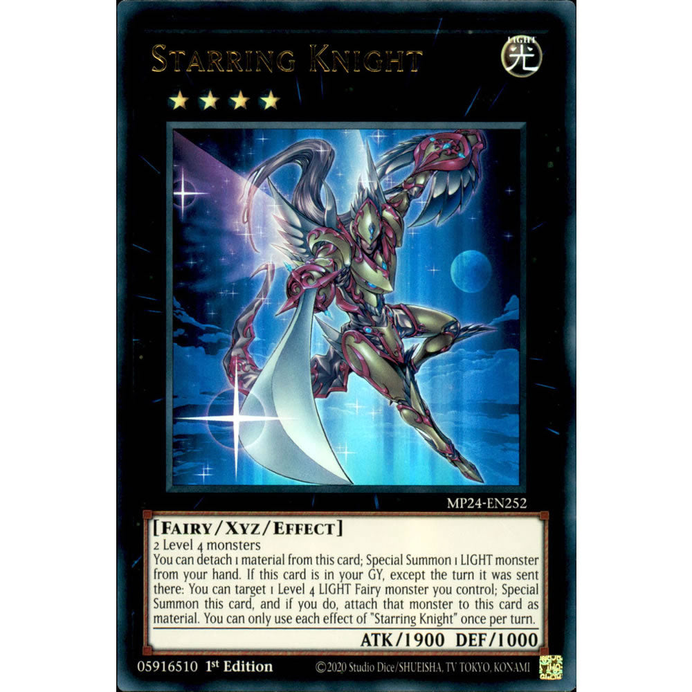 Starring Knight MP24-EN252 Yu-Gi-Oh! Card from the Mega Tin 2024 Mega Pack Set