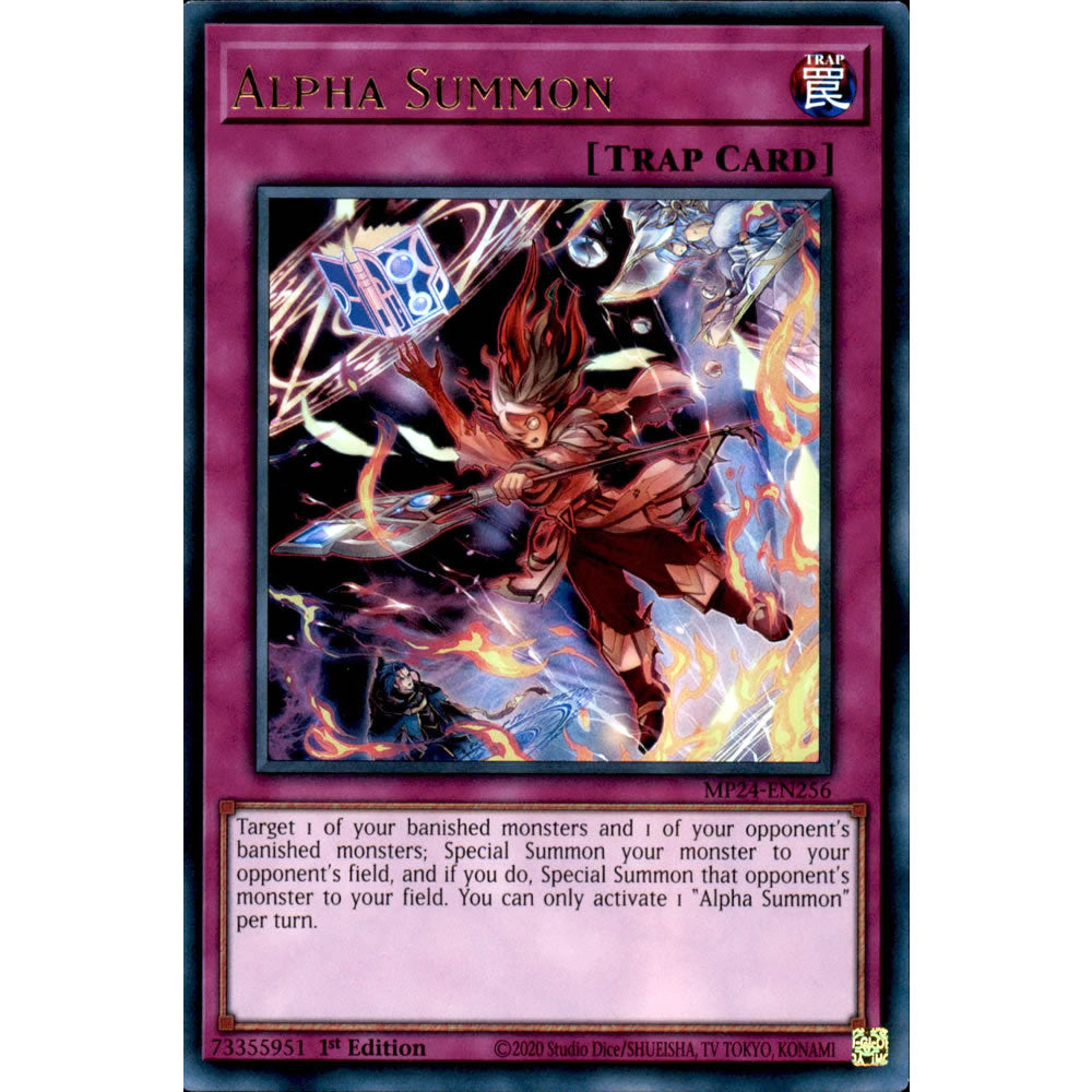 Alpha Summon MP24-EN256 Yu-Gi-Oh! Card from the Mega Tin 2024 Mega Pack Set