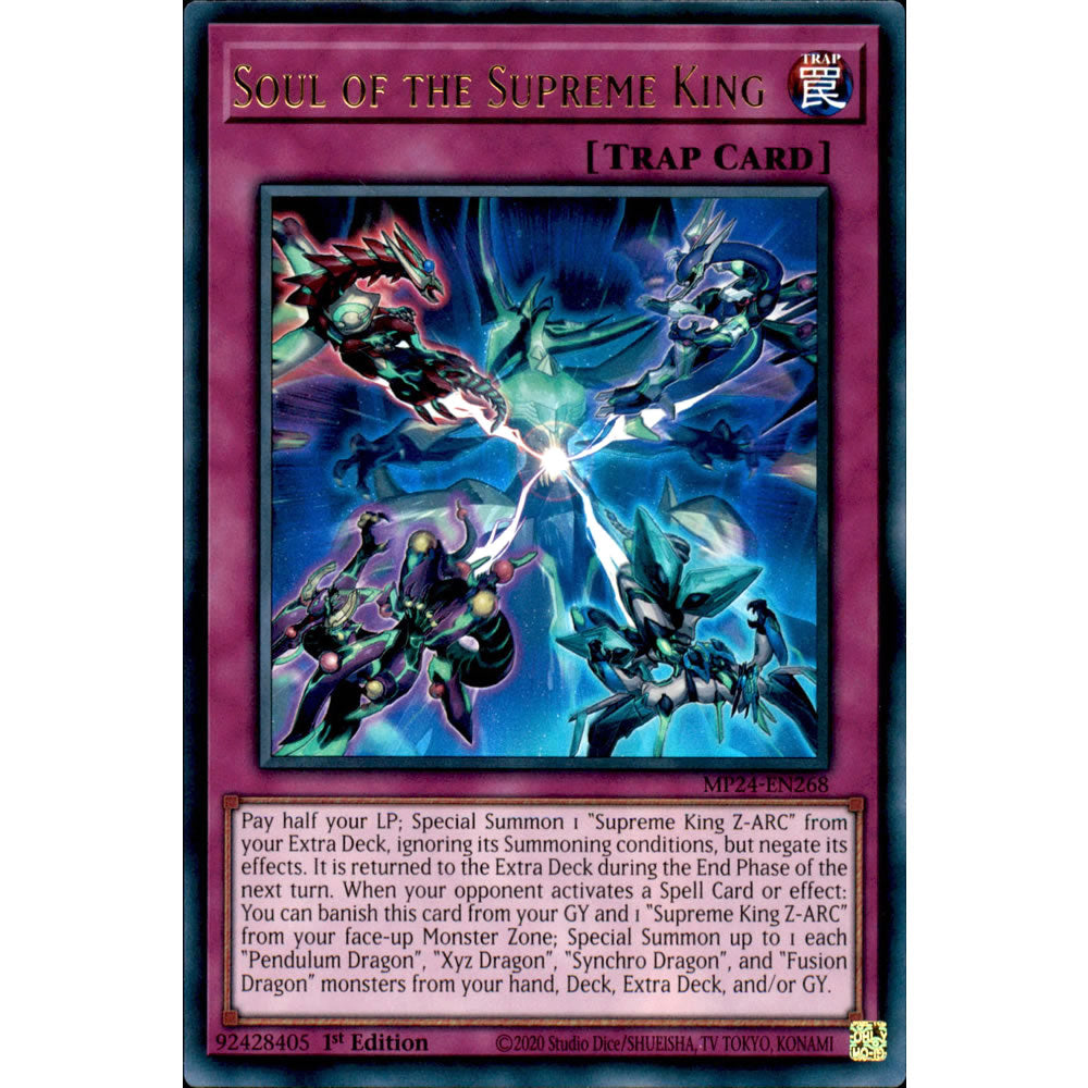 Soul of the Supreme King MP24-EN268 Yu-Gi-Oh! Card from the Mega Tin 2024 Mega Pack Set