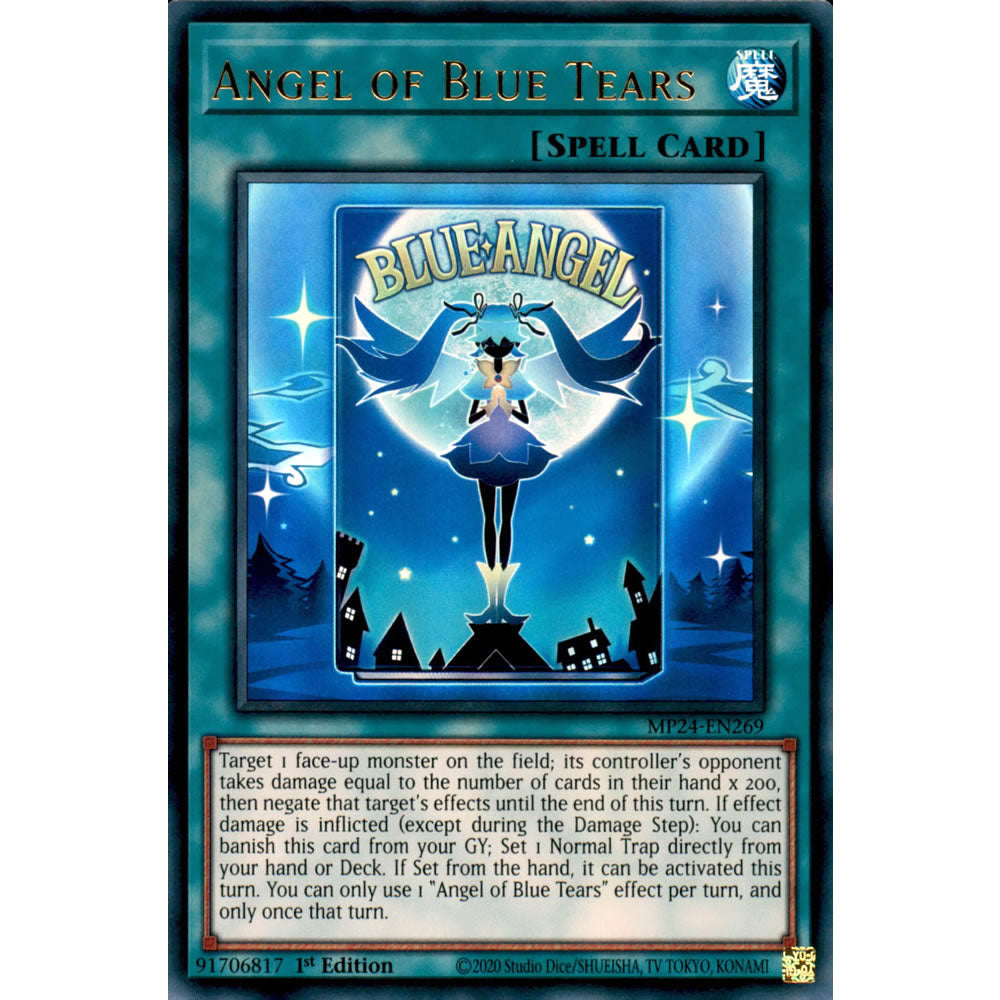 Angel of Blue Tears MP24-EN269 Yu-Gi-Oh! Card from the Mega Tin 2024 Mega Pack Set