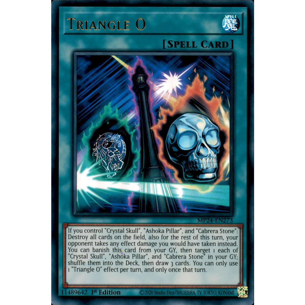 Triangle O MP24-EN273 Yu-Gi-Oh! Card from the Mega Tin 2024 Mega Pack Set