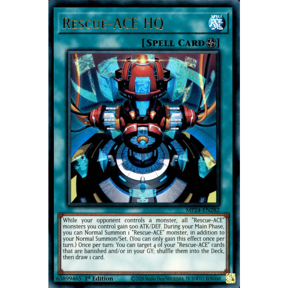 Rescue-ACE HQ MP24-EN282 Yu-Gi-Oh! Card from the Mega Tin 2024 Mega Pack Set