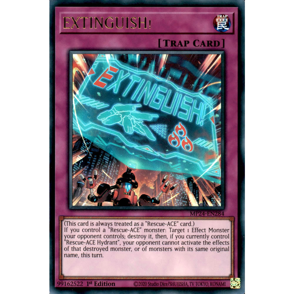 EXTINGUISH! MP24-EN284 Yu-Gi-Oh! Card from the Mega Tin 2024 Mega Pack Set