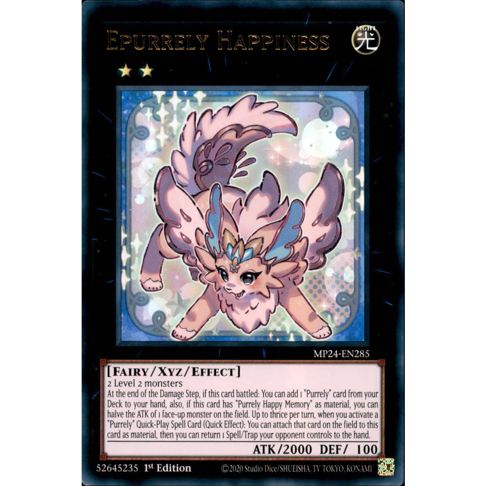 Epurrely Happiness MP24-EN285 Yu-Gi-Oh! Card from the Mega Tin 2024 Mega Pack Set