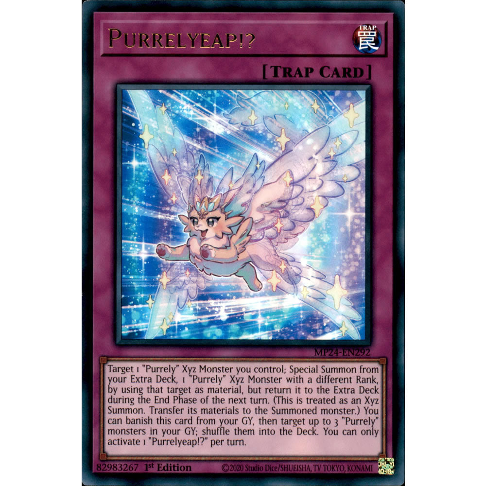 Purrelyeap!? MP24-EN292 Yu-Gi-Oh! Card from the Mega Tin 2024 Mega Pack Set