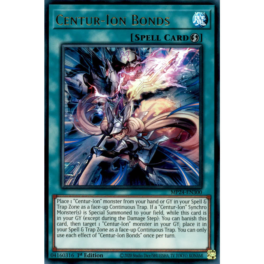 Centur-Ion Bonds MP24-EN300 Yu-Gi-Oh! Card from the Mega Tin 2024 Mega Pack Set