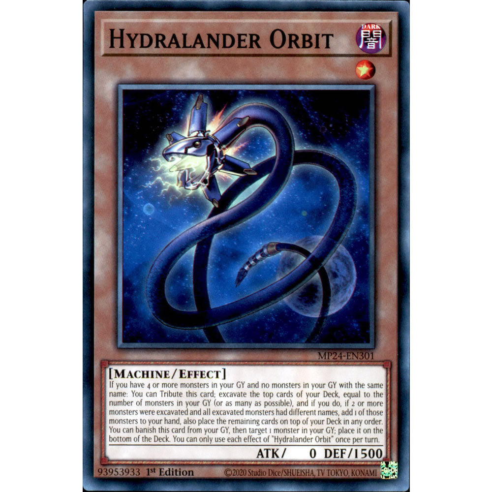 Hydralander Orbit MP24-EN301 Yu-Gi-Oh! Card from the Mega Tin 2024 Mega Pack Set